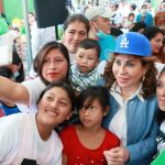 Los niños, los protagonistas en jornada de afiliación de UNE en Barrio El Gallito