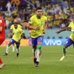 Casemiro avanza a Brasil a los octavos de final de la copa del mundo