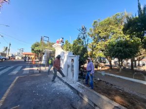 Neto Bran ha dado inicio a la remodelación del parque de Mixco