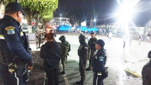 Fuerzas combinadas realizan operativos de seguridad en San Lucas Sacatepéquez