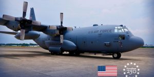 Un avión C-130 Hércules de Estados Unidos arribó a Guatemala con equipo para la Fuerza Aérea Guatemalteca