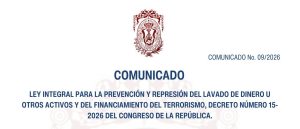 Colegio de abogados accionará legalmente contra Ley Antilavado