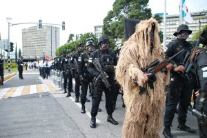 PNC realiza desfile conmemorativo por su 29 aniversario