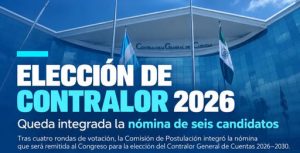 Contraloría en juego: seis candidatos buscan dirigir la fiscalización de los recursos públicos de Guatemala