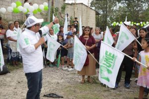 UNE realiza jornada de afiliación en Cerro Corado, Amatitlán