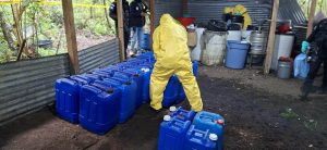 PNC desarticula narco laboratorio y captura a seis personas en Sacatepéquez