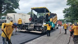 Covial avanza con la recuperación de la carretera CA-2 Occidente con trabajos de conservación vial