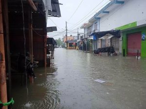 Tragantes insuficientes para la cantidad de lluvia en el puerto San José