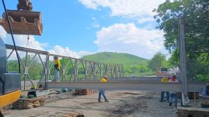Inicia montaje del puente modular Güijo para recuperar la conectividad en la CA-9 Norte