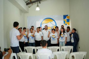 Jurgen Marroquín fue electo secretario general municipal de CREO en San José Pinula